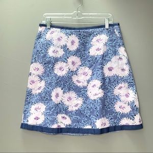 L.l. Bean Favorite Fit Floral Skirt, 8p.